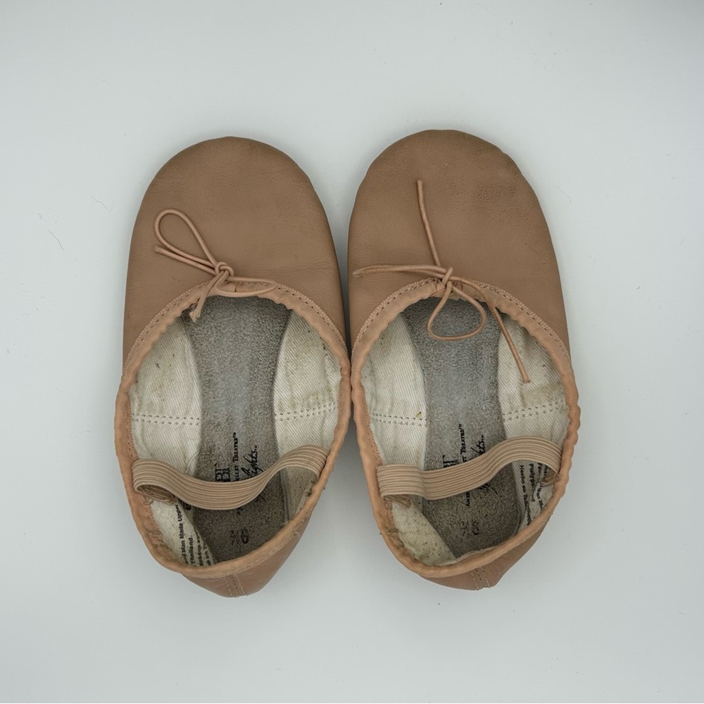 Kids Pinkish Tan Ballet Shoes